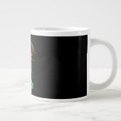 Cat Lovers Pi Day Cat Pirate Gift Jumbo-Tasse (Rechts)