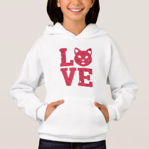 Cat Lovers: Purer, kühl, Edgy, Grunge Design Hoodie