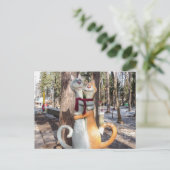 CAT LOVERS ROMANCE POSTCARDS POSTKARTE (Stehend Vorderseite)