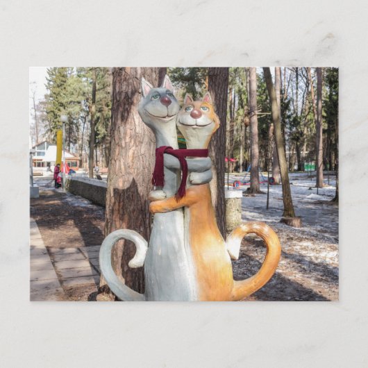 CAT LOVERS ROMANCE POSTCARDS POSTKARTE (Vorderseite)