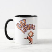 Cat Lovers Sign Tasse (Links)