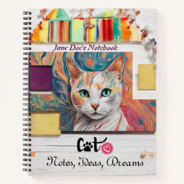 Cat Lover's Spiral-Notebook Notizblock