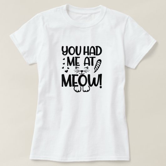 Cat Lovers T - Shirt (Design vorne)