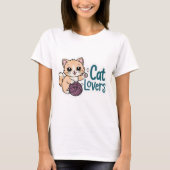 Cat Lovers T-Shirt (Vorderseite)