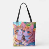 Cat Lovers Tasche (Rückseite)