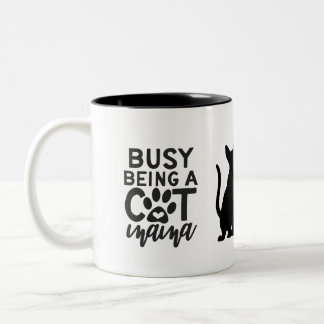 Cat Lovers Tasse mit Redewendungen