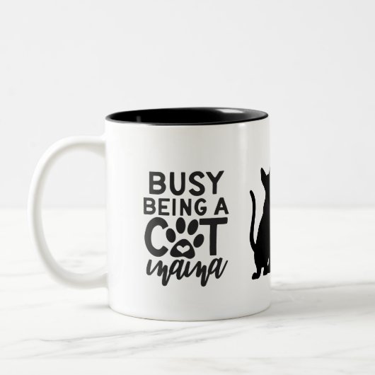 Cat Lovers Tasse mit Redewendungen (Links)