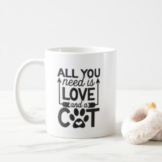 Cat Lovers Tasse mit Redewendungen