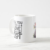 Cat Lovers Tasse mit Redewendungen (Vorderseite Links)