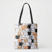 Cat Lovers Tote Bag Tasche (Vorderseite)