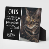 Cat Lovers Tribute | Memorial Keepake Fotoplatte (Seite)