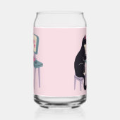 Cat lovers Tuxedo Cat Dosenglas (Rechts)