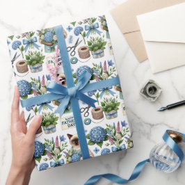 Cat Lovers Vatertag Wünsche für Katzen-Vater Geschenkpapier