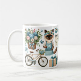 Cat Lovers Vatertag Wünsche für Katzen-Vater Kaffeetasse