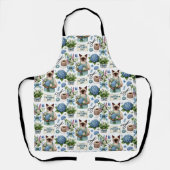 Cat Lovers Vatertag Wünsche für Katzen-Vater Schürze (Vorderseite)