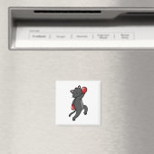 Cat macht Boxing Magnet (In Situ (Geschirrspüler))