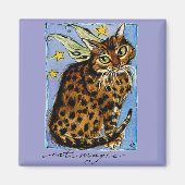 Cat Magic Fantasy Ocicat Magnet (Vorne)