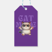 Cat Magic Gift Tag Geschenkanhänger (Rückseite)