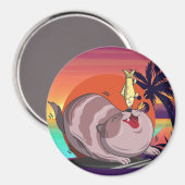 Cat Magnet (Vorderseite/Rückseite)