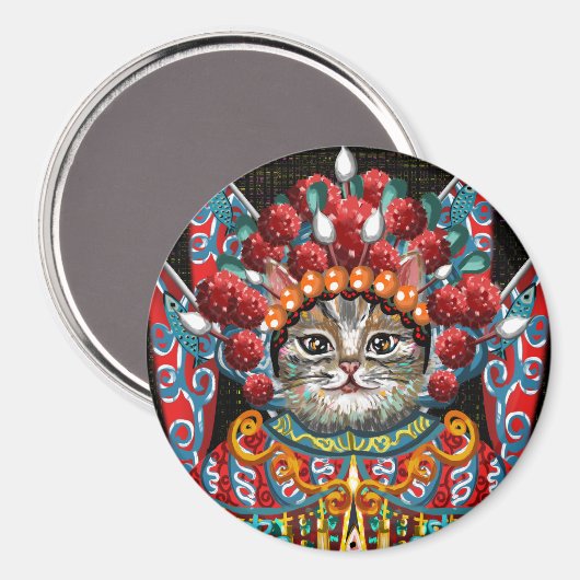 Cat Magnet (Vorderseite/Rückseite)