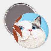 Cat Magnet (Vorderseite/Rückseite)
