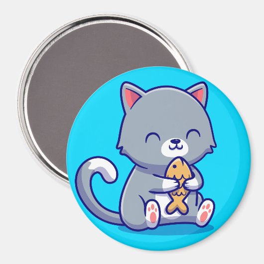 Cat Magnet (Vorderseite/Rückseite)