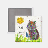 Cat Magnet 2" (Vorderseite/Rückseite)