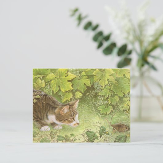 CAT-MALKARTEN POSTKARTE (Stehend Vorderseite)