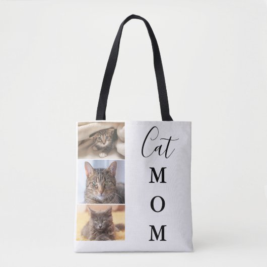 Cat Mama 3 Foto Tasche (Vorderseite)
