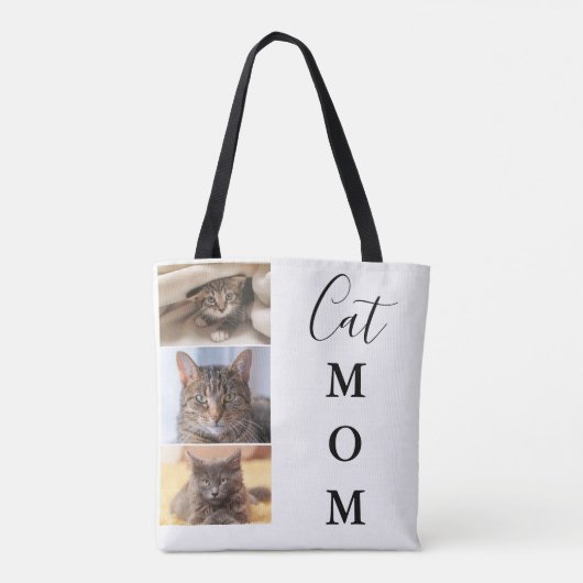 Cat Mama 3 Foto Tasche (Rückseite)