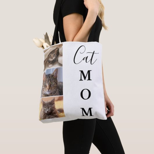 Cat Mama 3 Foto Tasche (Von Nahem)
