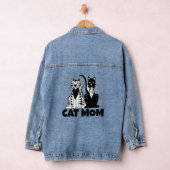 CAT MAMA ART DENIM JEAN JACKET JEANSJACKE (Hangar)