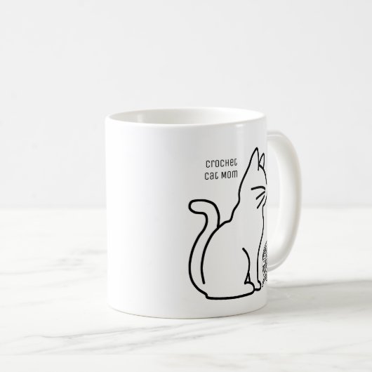 Cat Mama Art Kaffeetasse (VorderseiteRechts)