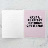 CAT-MAMA ART MÄDCHENKARTE FÜR 4 FRAMEN KARTE (Innenseite)