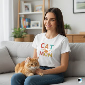Cat Mama Bestes Minimalistisches Parco Tassino T-Shirt