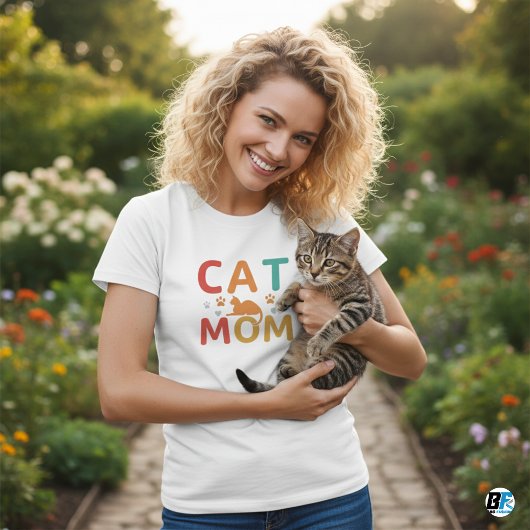 Cat Mama Bestes Minimalistisches Parco Tassino T-Shirt