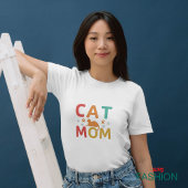 Cat Mama Bestes Minimalistisches Parco Tassino T-Shirt