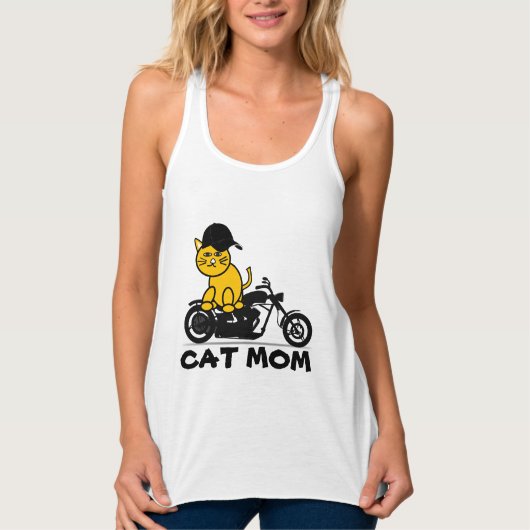 CAT MAMA BIKER MOTORRADT - SHIRT (Vorderseite)