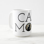Cat Mama Black Cat Kaffee Tasse (Vorderseite Links)