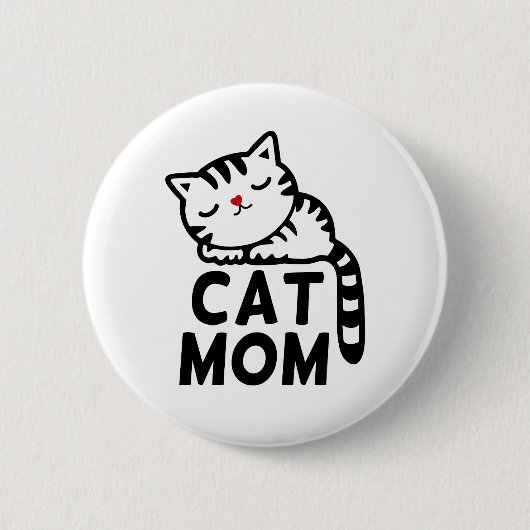 Cat-Mama Button (Vorderseite)