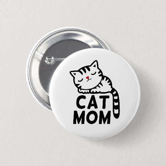 Cat-Mama Button (Vorne & Hinten)
