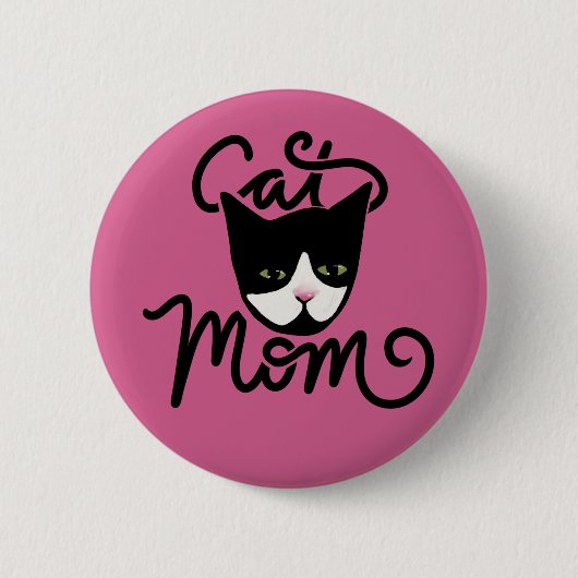 Cat-Mama Button (Vorderseite)