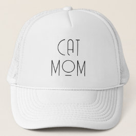 Cat Mama Cap, stilvoller Minimalistischer Hut Truckerkappe