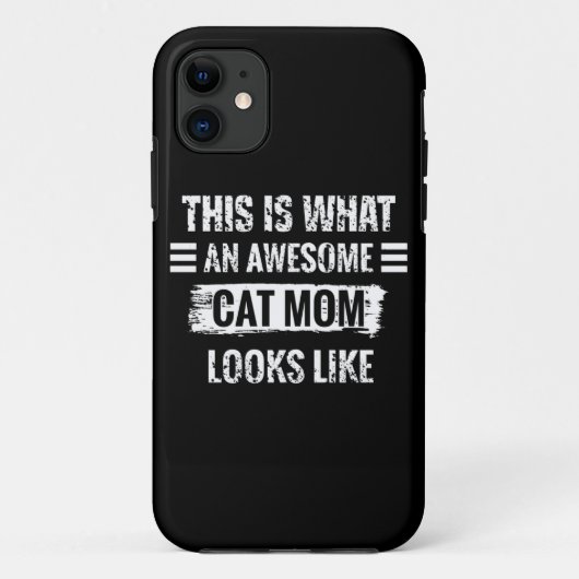 Cat-Mama Case-Mate iPhone Hülle (Rückseite)