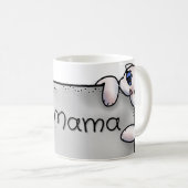 Cat Mama Cat Chomping Kaffeetasse (VorderseiteRechts)