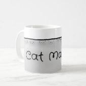 Cat Mama Cat Chomping Kaffeetasse (Vorderseite Links)