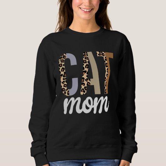 Cat Mama Cat Mama Moderne Mutter Mami Sweatshirt (Vorderseite)