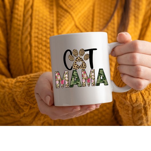 Cat Mama Cat Mama Shirt Kaffeetasse