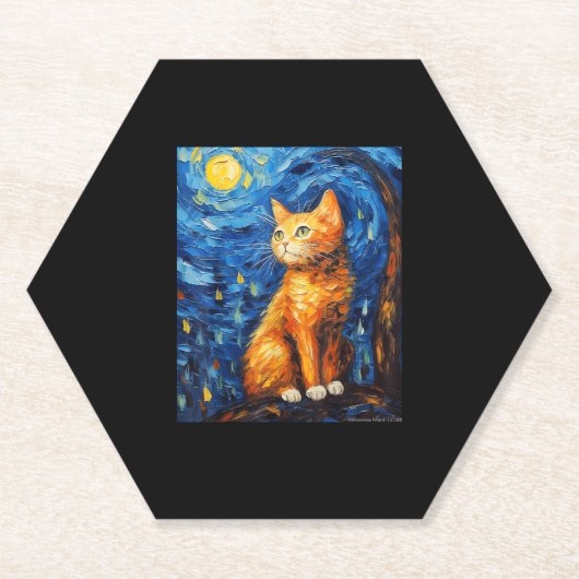 Cat Mama, Cat Vater Untersetzer (Vorderseite)