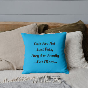 Cat Mama Cats macht Ihre Familie Niedlich zum Funn Kissen